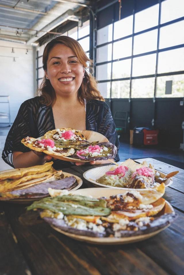 wendy with food