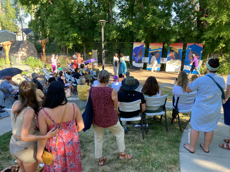 Mural Featuring Prominent Black Utah Women Unveiled at Richmond Park Garden